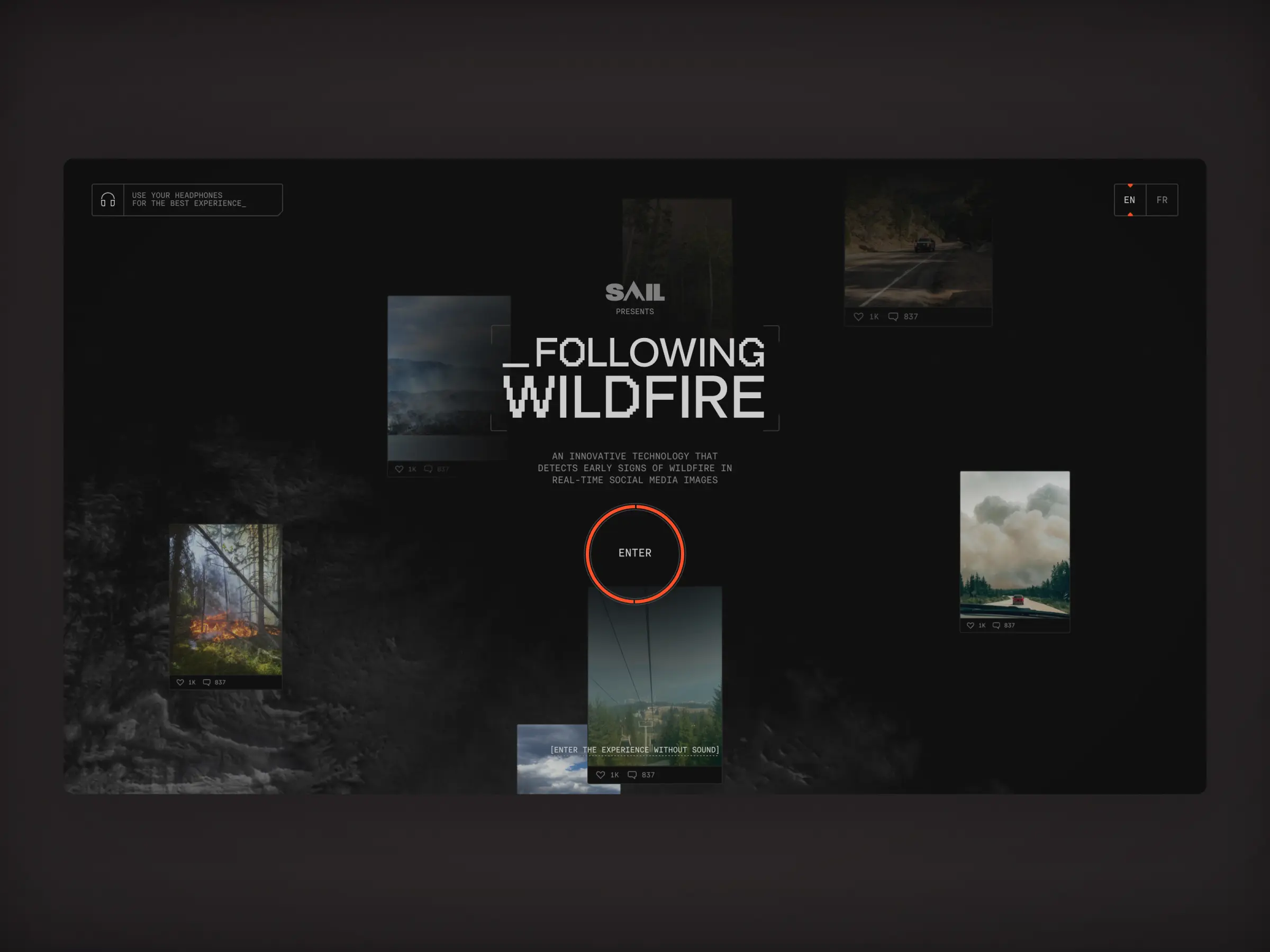 Following Wildfire
